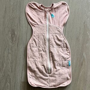 Love to Dream Warm Swaddle UP 2.5 TOG Baby Sleep Sack Pebble Rose size NB